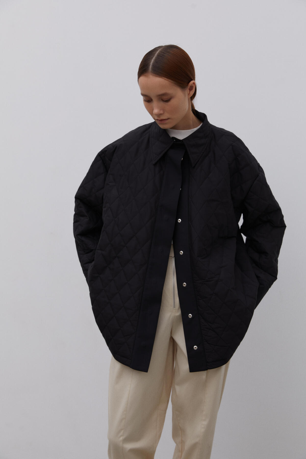 DOUBLE SIDED QUILTED JACKET