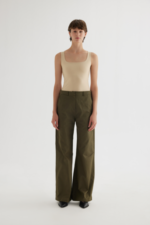 RELAXED ELEGANCE WIDE-LEG TROUSERS - Thumbnail