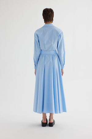 FORM-FITTING PLEATED DRESS - Thumbnail